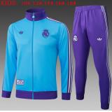 Chándal Real Madrid 2025/26 (Light bule long zipper) - NIÑOS